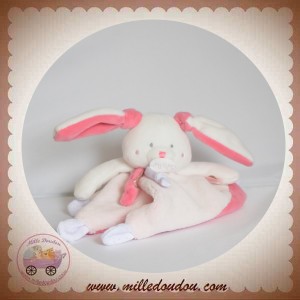 BABYNAT BABY NAT DOUDOU LAPIN PLAT ROSE SOS