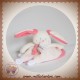 BABYNAT BABY NAT DOUDOU LAPIN PLAT ROSE SOS