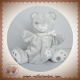 MOTS D'ENFANTS SOS DOUDOU OURS MARIONNETTE GRIS ETOILES SOS