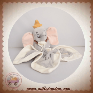 DISNEY SOS DOUDOU ELEPHANT DUMBO GRIS MOUCHOIR DISNEY REMBOURRE