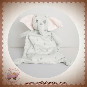 PRIMARK SOS DOUDOU ELEPHANT DUMBO GRIS PLAT ETOILE