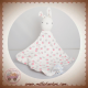 OKAIDI OBAIBI SOS DOUDOU LAPIN PLAT TISSU ROND ROSE