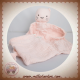 VERTBAUDET SOS DOUDOU CHAT ROSE PLAT LANGE