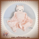 VERTBAUDET SOS DOUDOU CHAT ROSE PLAT LANGE