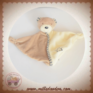 BABY CLUB DOUDOU OURS BEIGE PLAT ECRU TRIANGLE C&A
