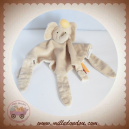 GRAIN DE BLE SOS DOUDOU ELEPHANT PLAT MARRON CHAPEAU FÊTE