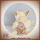 OH STUDIO SOS DOUDOU ET COMPAGNIE VACHE MARIONNETTE BLANC ECRU