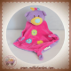 TCM SOS DOUDOU OURS PLAT VIOLET ROSE FLEURS