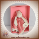 MOULIN ROTY SOS DOUDOU HIPPOPOTAME GRIS ROSE LES ZAZOUS 20 CM