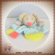BABYNAT BABY NAT SOS DOUDOU SOURIS PLAT BLEU BANDANA