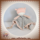 MOULIN ROTY SOS DOUDOU POUPEE FILLE PLAT CARRÉ GRIS ROSE