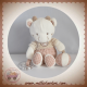 MOTS D'ENFANTS SOS DOUDOU VACHE GIRAFE BEIGE MARRON HOCHETBALLON