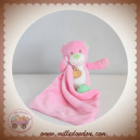 BABYNAT BABY NAT DOUDOU OURS ROSE VELOURS MOUCHOIR SOS