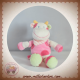 NICOTOY SOS DOUDOU VACHE GIRAFE BLANCHE ROBE ROSE