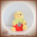 DISNEY NICOTOY SOS DOUDOU OURS WINNIE L'OURSON HOCHET JAUNE VERT ROUGE