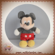DISNEY NICOTOY DOUDOU MICKEY SOURIS GRISE ROUGE SOS