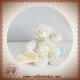 BABYNAT SOS DOUDOU OURS GRIS POIL MOUCHOIR GRIS BN945