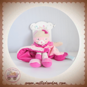 BABYNAT BABY NAT SOS DOUDOU CHAT GRIS PLAT ROND ROSE VIOLET LES MASQUES