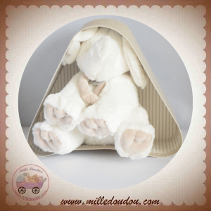 DOUDOU ET COMPAGNIE SOS ÉLÉPHANT BLANC ECHARPE TAUPE