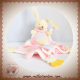 BABYNAT BABY NAT SOS DOUDOU LAPIN PLAT ROSE EVEIL SUPER DOUDOU