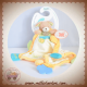BABYNAT BABY NAT SOS DOUDOU CHIEN PLAT JAUNE VERT EVEIL SUPER DOUDOU