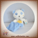 BABYNAT BABY NAT DOUDOU PANDA PANDY PANTIN BLANC MOUCHOIR BLEU AVIONSOS
