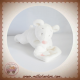 BABYNAT BABY NAT SOS DOUDOU SOURIS BLANCHE ROSE MOUCHOIR BLANC 