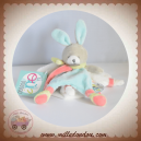 DOUDOU ET COMPAGNIE SOS LAPIN BLEU ATTACHE TETINE PLAT T'ES OU DOUDOU DC3389
