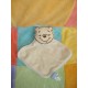 DISNEY DOUDOU PELUCHE OURS WINNIE L'OURSON ECRU PLAT LOSANGE BLA