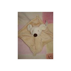 CMP DOUDOU PELUCHE SOURIS ECRU PLAT EVEIL ET TENDRESSE