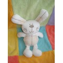 DIVERS DOUDOU LAPIN BLANC CORPS ECRU BEIGE VETIR ??