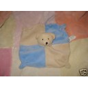 CMP SOS DOUDOU PELUCHE OURS ECRU BLEU PLAT