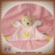 CAUSE SOS DOUDOU OURS CORPS PLAT ROSE ETOILE LUNE JAUNE