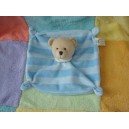 CMP SOS DOUDOU OURS BEIGE PLAT RAYE BLEU