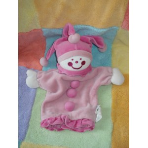 TCF DOUDOU LUTIN CLOWN MARIONNETTE ROSE HOCHET TOUT COMPTE FAIT