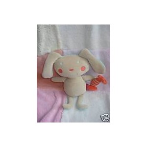 DPAM DOUDOU PELUCHE LAPIN CHIEN BEIGE BONBON DU PAREIL AU MEME