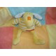 MARESE DOUDOU PELUCHE CHIEN JAUNE GRIS PULL LES RAPIDOS