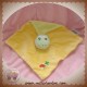 INFLUX SOS DOUDOU GRENOUILLE VERTE PLATE ORANGE TREFLE