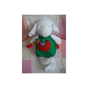 DPAM DOUDOU PELUCHE AGNEAU MOUTON JARDINIER DU PAREIL AU MEME