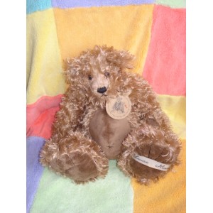 LOUISE MANSEN DOUDOU OURS MARRON KELIG BOUCLETTE