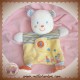 KIABI SOS DOUDOU OURS BLANC HOCHET PLAT JAUNE TRAIN N°2