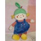 CATIMINI DOUDOU PELUCHE POUPEE FILLE POMME BLEU