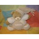 TAKINOU DOUDOU PELUCHE OURS BOULE BEIGE ECRU SABLE 16 CM