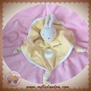 AJENA DOUDOU LAPIN GRIS PLAT ORANGE MON PETIT POUSSIN