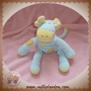 TEX DOUDOU GIRAFE VACHE BLEU PETIT MODELE BILLES SOS