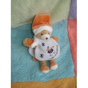 DOUDOU ET COMPAGNIE PELUCHE OURS FIRMIN ATTACHE TETINE