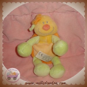 JOLLYBABY DOUDOU PELUCHE COCCINELLE TORTUE HOCHET ORANGE VERTE JOLLYBABY DOUDOU PELUCHE COCCINELLE TORTUE HOCHET ORANGE VERTE
