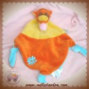 DISNEY DOUDOU PELUCHE TIGROU PLAT LOSANGE JAUNE ORANGE BLEU SOS