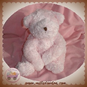 DPAM SOS DOUDOU OURS ROSE BOUCLETTE DU PAREIL AU MEME