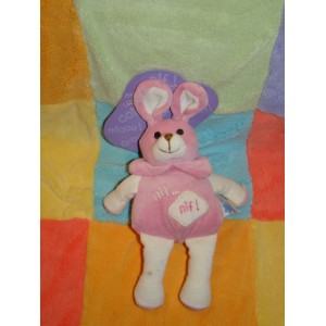 CMP SOS DOUDOU LAPIN ROSE JAMBES EVEIL ET TENDRESSE 9